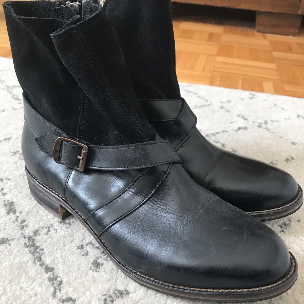 Wolverine Leather Suede Bootie